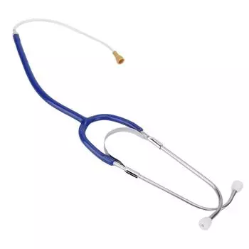 Слуховой аппарат Стетоскоп Профессиональный Высокая проводимость Низкий уровень потерь Бинауральный стетоскоп для темно-синий