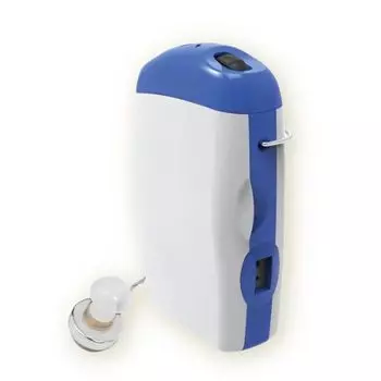 слуховой звук для ушного отверстия легко для обоих шум работает от батареек Легко для ушного коллектора, карманный, бортовой, пожилой, тип, работать, легкий, синий