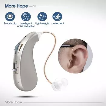 Слуховые аппараты MoreHope, цифровой перезаряжаемый усилитель слуха для пожилых людей, мини-слуховой аппарат, Audifonos для глухих ушей EuPlug
