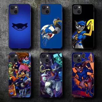 Sly Cooper синий чехол для телефона iPhone 11 12 Mini 13 14 Pro XS Max X 8 7 6s Plus SE XR Shell iPhone8plus