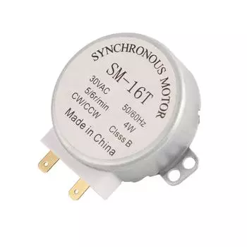 SM 16T Поворотный двигатель для микроволновой печи Оригинальный алюминиевый медный синхронный двигатель для микроволновой печи