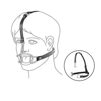 SM Bondage Кляп для рта с крючком для носа, фетиш-игрушка для орального секса, БДСМ-игра с рабом