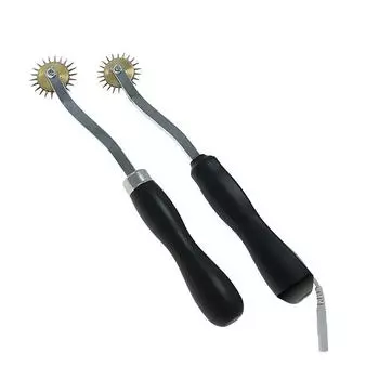 SM нержавеющая сталь шип колесо обучение наказание раб взрослые игрушки альтернативные секс игрушки секс-продукт для мужчин и женщин игры Handheld/Thorn Wheel/Blac