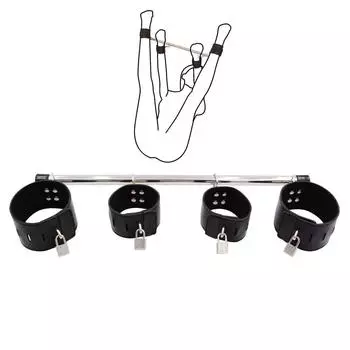 SM Обучение Машина Пыток Женский Рабыня Бондаж и Дисциплина Наручники Разделенная Нога Сдерживание Рама Сексуальные Игрушки Секс-Товар