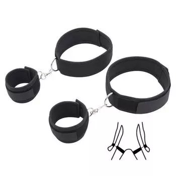 SM Реквизит Браслет на щиколотку Фиксация ног Бандаж на живот Парные секс-игрушки Мужские и женские товары для взрослых