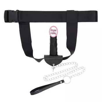 SM Pull Training Женская одежда Штаны для пениса Дилдо Бондаж и дисциплина Секс-игрушки для пар Секс-продукт Black13cm