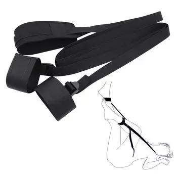 SM Разделение Ног Устройство Связывание Рук и Ног Бинт Кровать Обучение Женщины Взрослые Секс Игрушки Секс Игрушки