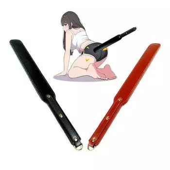 Кожаная шлепалка - SM BDSM игрушка для пар, Взрослый бондаж, Кожаная плетка ручной работы, Инструмент для шлепков для BDSM-любителей
