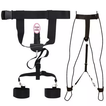 SM Training Женская одежда Штаны для пениса Дилдо Бондаж и дисциплина Парные секс-игрушки Секс-продукт Black13cm