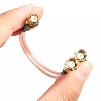 Sma to 2X Sma Male Female Y-образный соединительный соединительный соединительный кабель, косичка