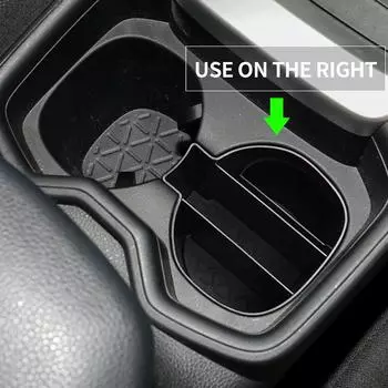 Smabee Автомобильный подстаканник ящик для хранения для Toyota RAV4 2019-2024 для RAV 4 rav4 XA50 Аксессуары Коврик для чашки Черный ящик для хранения телефона Card