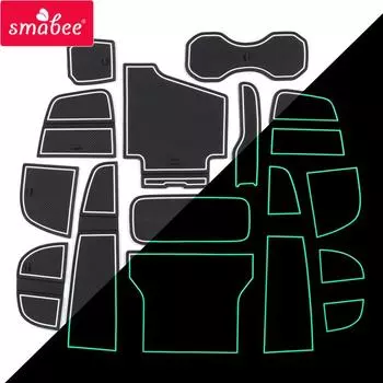 Smabee автомобильный противоскользящий коврик для ворот VOLVO XC60 2018 2019 2020 аксессуары для интерьера подстаканник нескользящие коврики подставка для двери