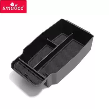 Smabee Car Center Console Box для Mazda CX-50 TPE Центральный нижний ярус для хранения вещей Органайзер Аксессуары Укладка Уборка ЧЕРНЫЙ