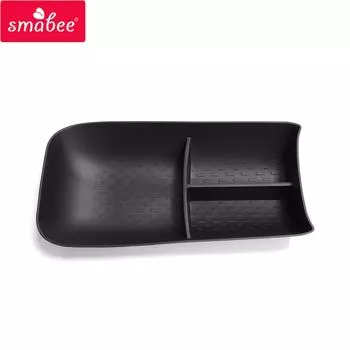 Smabee Car Center Console Box для Smart #3 TPE Центральный нижний ярус для хранения вещей Органайзер Аксессуары Укладка Уборка ЧЕРНЫЙ