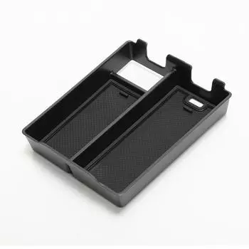 Smabee Center Console Armrest Storage Box for BYD Han Stowing Tidying Console Organizer Car Interior Accessories BLACK