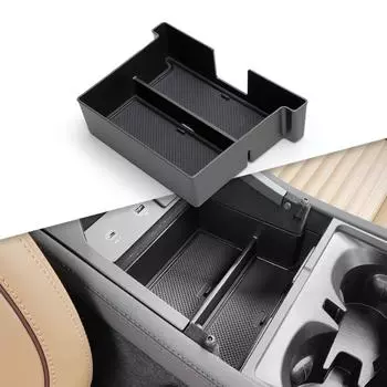 SMABEE для Land Rover Discovery Sport 2024 Подлокотник Ящик для хранения вещей Центральная консоль автомобиля Органайзер Лоток Аксессуары для уборки