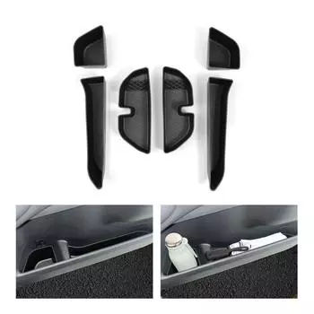 SMABEE для Toyota Land Cruiser Prado 2024 250 J250 LC250 ящик для хранения вещей на боковой стороне двери TPE органайзер для передней и задней ручки двери