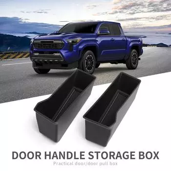 SMABEE для Toyota Tacoma 2024 2025 ящик для хранения дверных ручек аксессуары держатель для боковой двери автомобиля лоток-органайзер