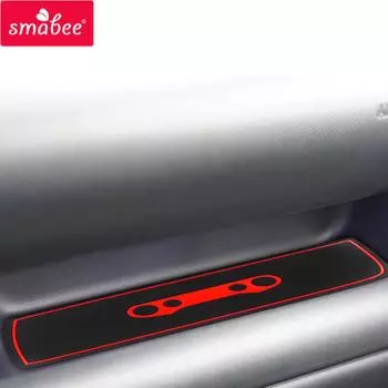 Smabee Gate Slot Cup Pad для Hyundai Casper 2024 2024 Противоскользящий коврик для дверного паза Нескользящие коврики Аксессуары для интерьера Подстаканник 10pcs