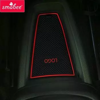 SMABEE противоскользящий коврик для дверного проема Lada Kalina, противоскользящая накладка на автомобиль, наклейка на автомобиль, резиновая подставка под стакан