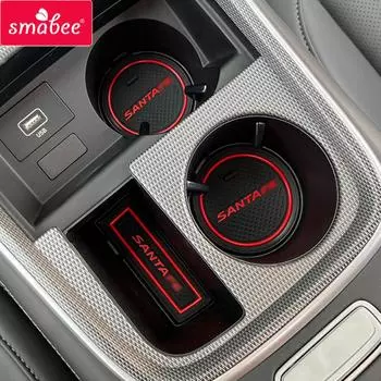 Smabee противоскользящий коврик для дверного проема Hyundai SantaFe 2024 2024 нескользящая накладка на дверной паз подстаканник аксессуары для интерьера подстаканник