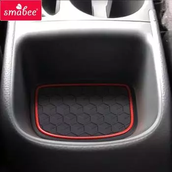 Smabee противоскользящий коврик для подстаканника для Toyota Yaris GR 2020 2024 KSP210 MXPA1 MXPH1 резиновый подстаканник автомобильные дверные коврики аксессуары