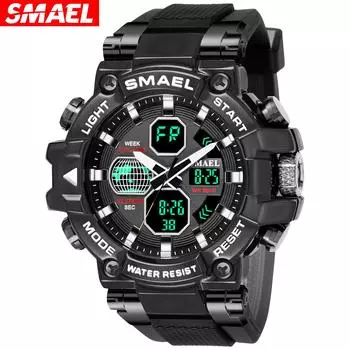 SMAEL Darth Vader Alloy Watch Мужские многофункциональные цифровые часы Stream Мужские часы