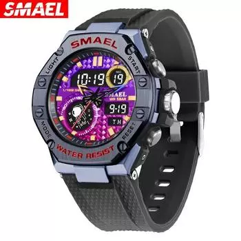 [SMAEL] men s outdoor sports multi-function electronic watch