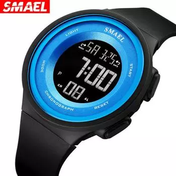 SMAEL Простые цифровые часы Водонепроницаемые повседневные молодежные детские студенческие электронные спортивные часы Наручные часы зелёный