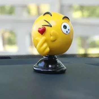 Смайлик Achibee, украшение для автомобиля, реквизит для интерьера, фигурка, сердце~, 1 шт., корейский автомобиль, аксессуары