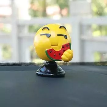 Смайлик Achibee, украшение для автомобиля, реквизит, фигурка для интерьера, вкусная~, 1 шт., корейский автомобиль, аксессуары