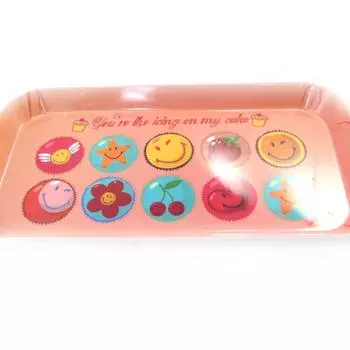 Смайлик [L9082] - Форма для торта Смайлик персик -31x15 см