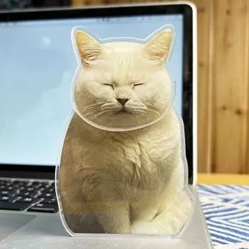 Смайлики с качающейся головой кошки, украшения для автомобиля, милый пупс-котенок, украшение для приборной панели автомобиля, акриловые пупс-кот, автомобильные аксессуары