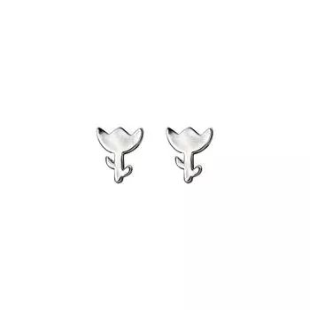 Small and Exquisite Flower Earrings Mini Small Earrings Light Luxury High-end Feel Daily Versatile New Style