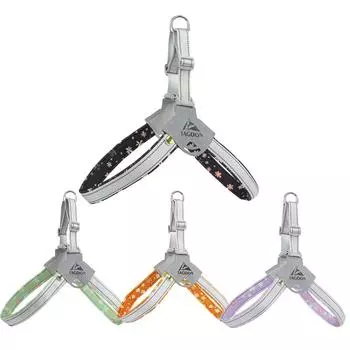 Светоотражающая шлейка для маленьких и средних собак, шлейка для кошек, нагрудный ремень для щенков, ошейник для чихуахуа и бульдога, поводок для собак XL