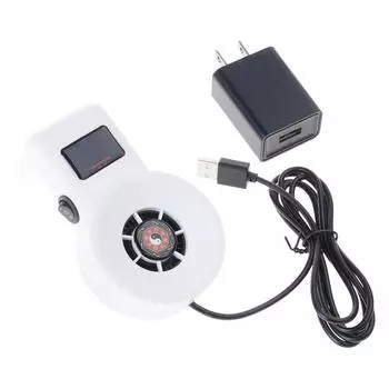 Small Aquarium Cooling Fan USB FishTank Clip on Cooling Fan Water Plant Cool Low Noise Marine Aquarium Clip Type US