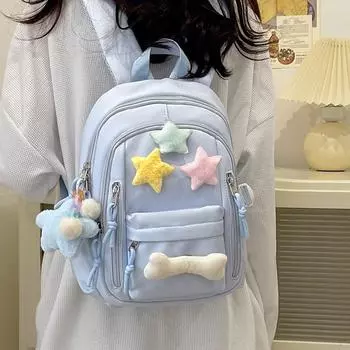 Маленький рюкзак, женский дорожный рюкзак, школьный рюкзак чёрный