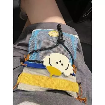Small Bag 2024 New Arrival Cute Camping Style Shoulder Messenger Bag Student Phone Bag Change Key Earphone Bag Bags