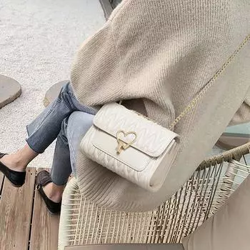 Small Bag Leather Crossbody Bag Summer Chain Bag All Stylish Shoulder Bag for Women