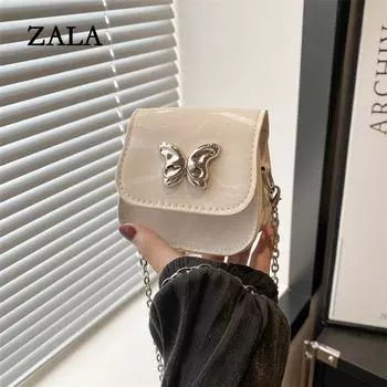 Small bag women s new chain messenger bag personality beautiful summer fashion trend simple casual saddle bag чёрный