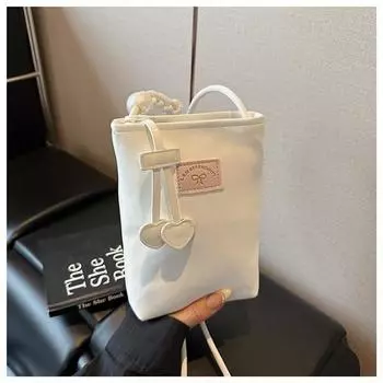 Small bag women s summer versatile new casual messenger bag mobile phone bag белый