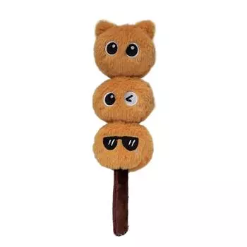 Small Ball Cat Head Lush Toy Funny Creative Cat Stuffed Toy Cartoon Cat Doll Children Gift style 2