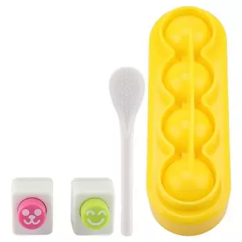 Small Ball Shape Food grade PP Material DIY Handicraft Rice Roll Bento Mold with Spoon