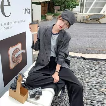 Small Blazer Women s Spring and Autumn New Style Small Temperament Casual Suit S