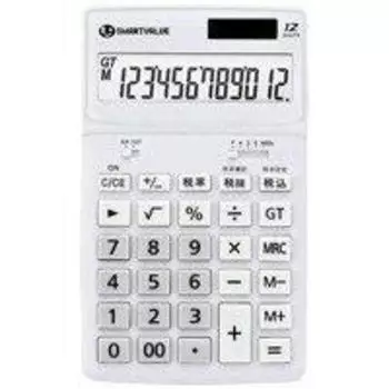 Small calculator white K072J