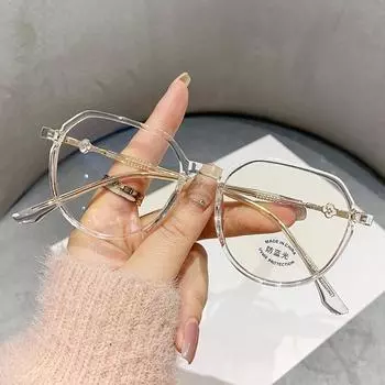 Small Frame Myopia Glasses Frame, Literary And Simple, Anti-Blue Glasses 30107