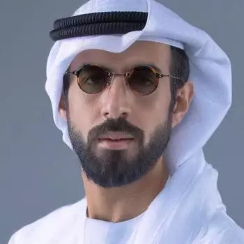 Small Frame Round Personality Hip Hop Sunglasses Retro Sunglasses Sunglasses as shown