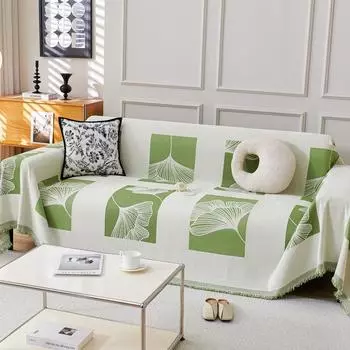 Небольшое свежее полотенце для дивана, все включено, всесезонная универсальная подушка для сиденья, противоскользящий новогодний чехол, чехол для подлокотника, ткань 180*130cm