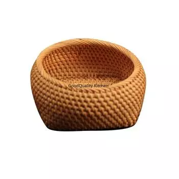 Small fruit box Sushi plate Tea set accessories Rattan pen holder Tea accessories box dishes plate Handmade rattan woven tea box