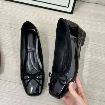 Small inner height increase ballet single shoes women s summer new Mary Jane high heels red small leather shoes 34